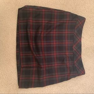 Plaid skirt